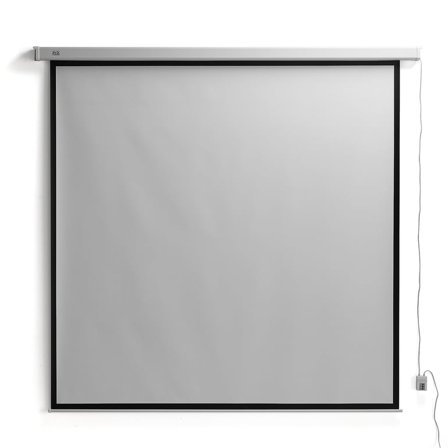 Motorised ceiling/wall screen, 2400x2400 mm