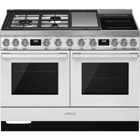 Smeg CPF120IGMPWH Portofino kaasu-/induktioliesi, valkoinen