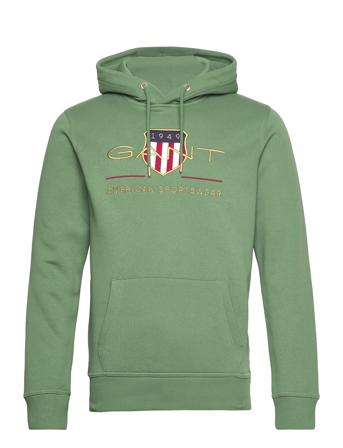 Archive Shield Hoodie Huppari Vihreä GANT