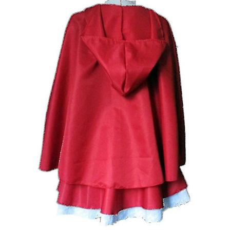 Xs-6xl Deluxe Voksen Lille Rød Hætte Kostume Med Kappe Kvinder Forklædning Halloween Fest Prinsesse Cosplay Fancy Dress-YH S-Red Riding Hood
