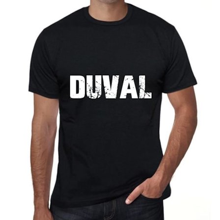 Duval T-shirt herr Vintage svart T-shirt