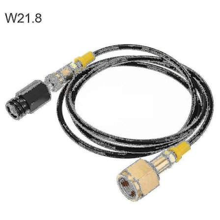 Højtryks Slange Adapter til Sodastream Maskine G5/8 CGA320 W21.8 CO2 Tank (Størrelse: Til W21.8)