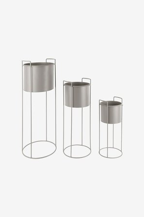 Present Time - Kasviruukkusarja Essence - Harmaa - Ruukut & maljakot - - Homeroom