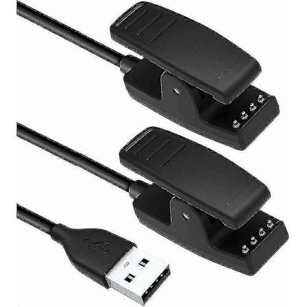 Oplader Kompatibel Med Garmin Lily/garmin 35 735xt 235 645 230 630, Vivomove Hr, (2-pak) Usb-ladekabel Kompatibel Med Smartwatch
