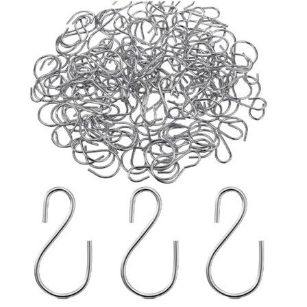 50 Pack Christmas Light Clips Silver Outdoor String Light Clips