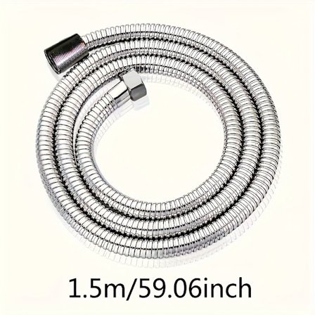 1,5 m/2 m/3 m Kraftig Duschslang i Rostfritt Stål - Väggmonterad Utomhus/Pool Flexibel Metall med Regnduschhuvud, Korrosionsbeständig...