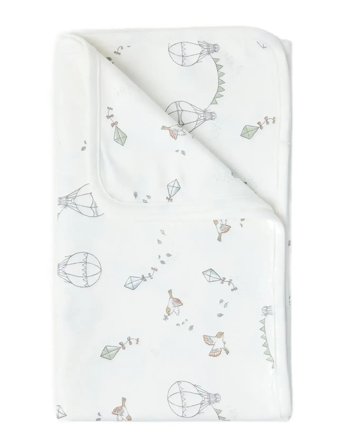 Lindex Shawl Baby Blanket Newborn - White - ONE SIZE