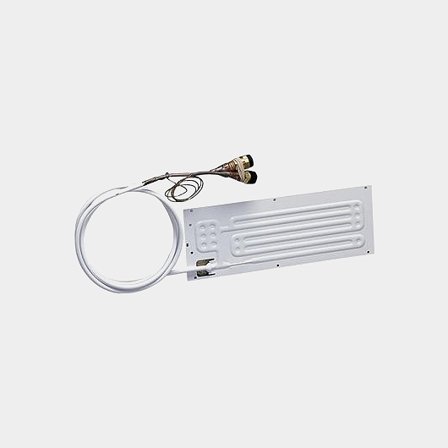 Plate evaporator for Isotherm marine refrigerator, with fittings, 130 mm x 350 mm