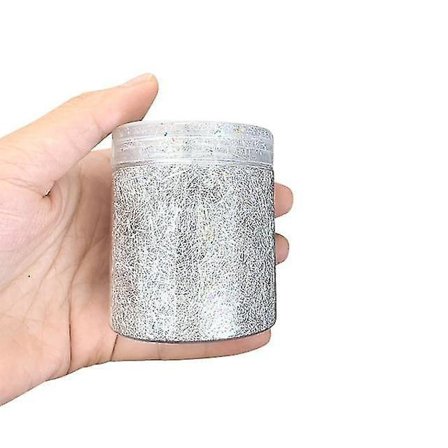 Sølvfolie Silkefolie Kunst Håndverk Flake Silkeark Bulk Foliepapirblader For Forgylling Diy Negl