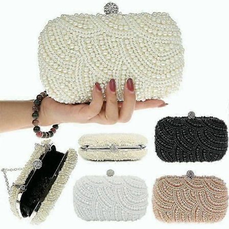 Naisten uusi helmi-illallistilaisuuskassi, naisten käsilaukku, japanilainen pieni neliökassi SZBS