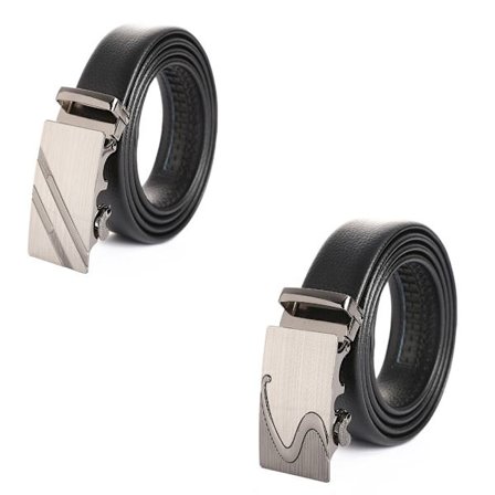 Sett med to svarte dobbeltslip og S herrebelte med automatisk sperre