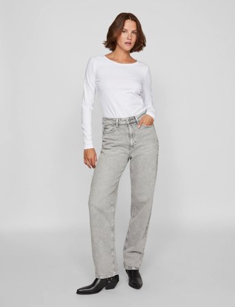 Vila Vinora L/S O-Neck Top - Noos - White - L