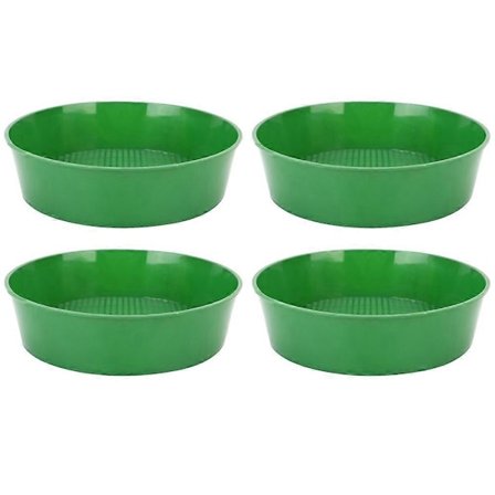 Puutarhan muovinen seulontasarja hiekan ja kivien suodattamiseen mehikasvien hoidossa - 4 osaa