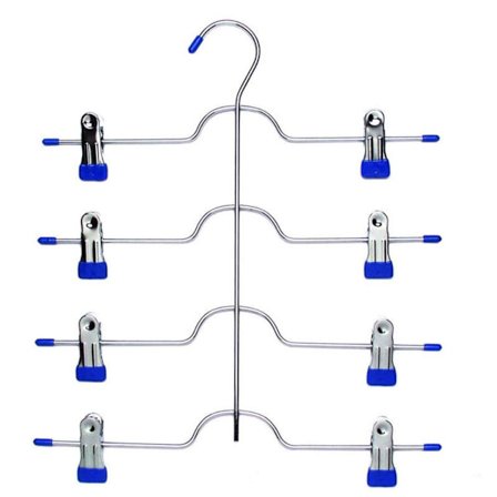 Bukser Clip Nederdel Bukser Hanger Rack BLÅ