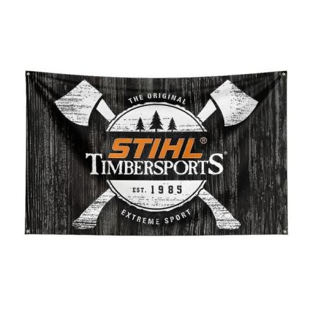 3x5ft Stihl Timbersports Series Flagg Polyester Digital Trykk Banner For Decor DB J0487 60 x 90cm
