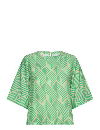 Top In Graphic Print Coster Copenhagen Green