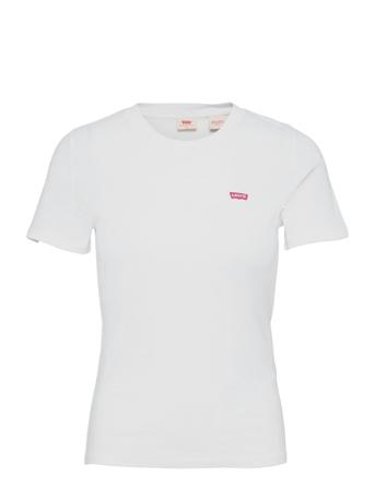 Ss Rib Baby Tee White + White LEVI ́S Women