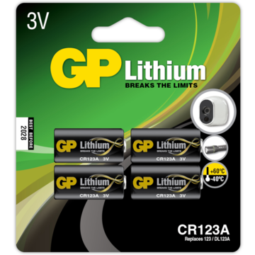 Batteri Gp Foto Litium Cr123A