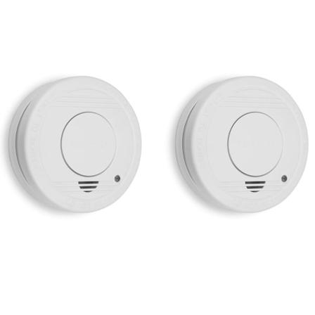 Smartwares Rökdetektorer 2 St 10x10x3,5 Cm Vit