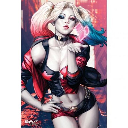 DC Comics Harley Quinn 101 Poster En Storlek Flerfärgad