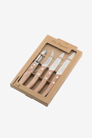 Lou Laguiole - Urteknivsæt Tradition 4 dele - Natur - Bestik - Fra Homeroom