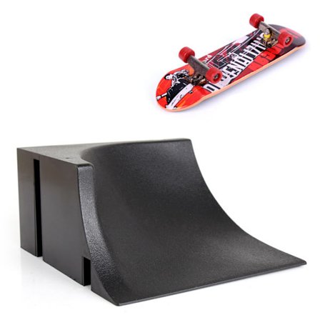 Skate Park Fingerboard Rampe Dele Bane Børn Mini Skateboard Legetøj