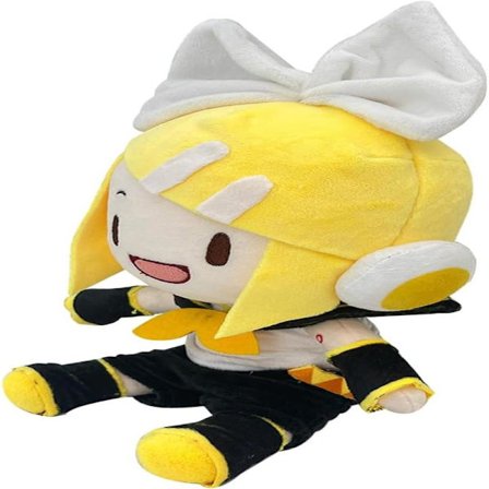 Nukke Lelu AI Vocaloid Söpö Laulu Toiminta Pehmeä Lelu Kawaii Hahmo Faneille Lahjaksi (Kagamine Rin)