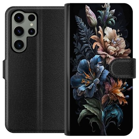 Yhteensopiva Lompakkokotelo Samsung Galaxy S23 Ultra Kukat