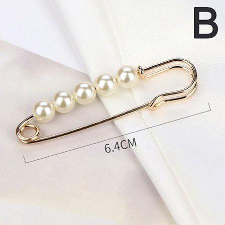 Tøj Brocher Perle Lapel Pin Sweater Kjole Broche Bukser Pi