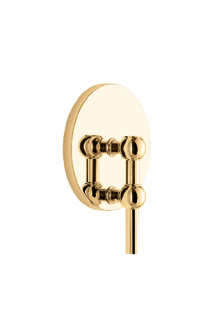 STOFF Nagel Väggljusstake Ljuslyktor & ljushållare Unisex Guld h: 14,5 d: 11