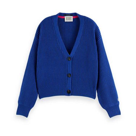 Scotch & Soda Vest , Blauw , Dames , Maat: S Vesten