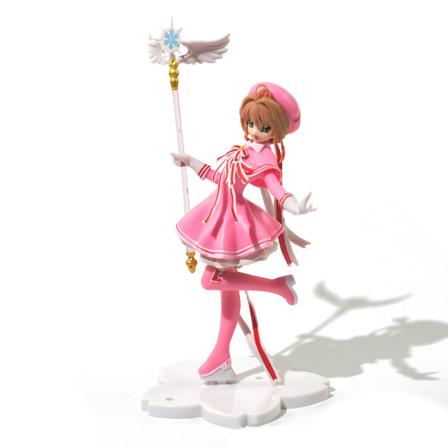 Anime Lovely Pink Card Captor Sakura Action Figures-modeller