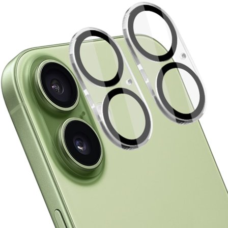 [2-pakke] Kompatibel med iPhone 17 Linsebeskyttelse af hærdet glas - Beskyttelse til kamera, anti-ridse