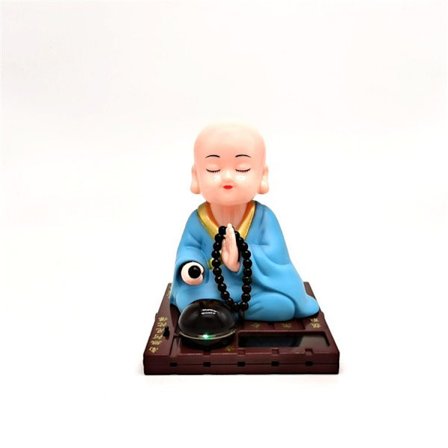 B-Explosive solfångare och dopphuvud munk tecknad barn gåva Cross - Border Interiors Creative Interiors biltillbehör