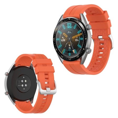 Huawei Watch GT klockarmband i slitstark silikon - Orange