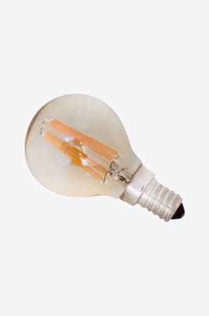 By Rydéns - Filament dekorationspære LED Ø45 mm - Gul - Lyskilder & pærer - Fra Homeroom