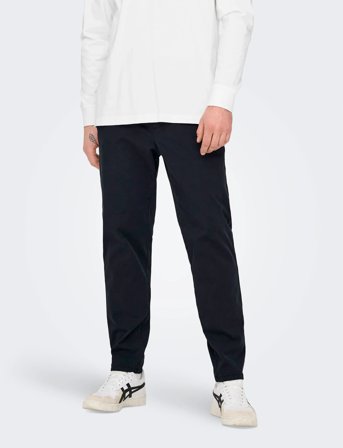 ONLY & SONS Onslinus Taper 0183 Pant Noos - Navy - XS