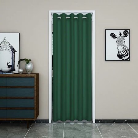 Dørgardin, ugjennomsiktig gardin, termisk isolert 90x200cm