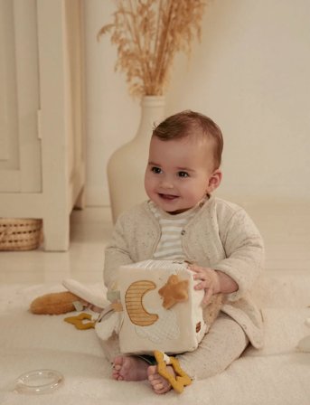 Little Dutch Little Dutch - Soft Activity Cube Grs Newborn - White - ONE SIZE