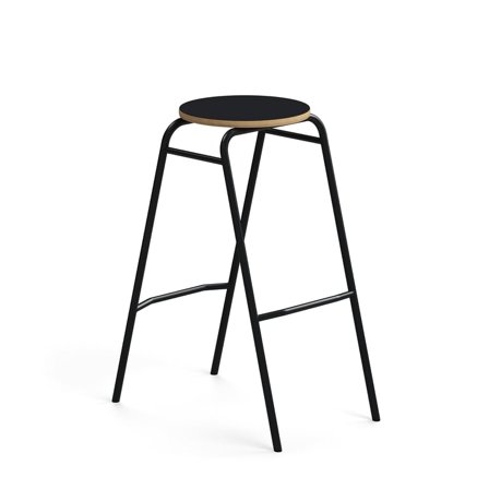 Bar stool ALTUS, H 790 mm, anthracite