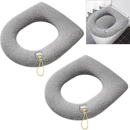 Toalettsits Pute 2-delt Toalettsits Trekk Vaskbar Varmt Stoff Toalettsits