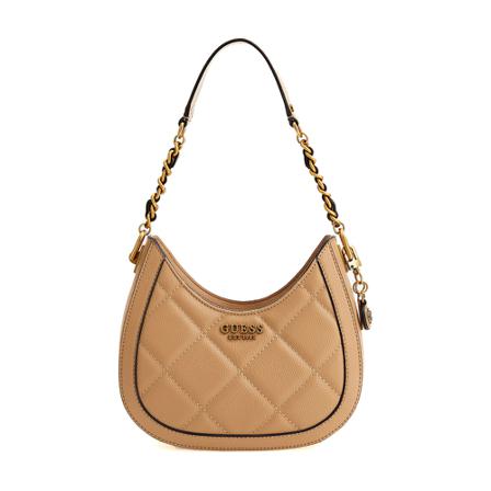 Guess - Axelremsväskor - Beige - Dam - Storlek: One Size, Dam, Storlek: ONE SIZE