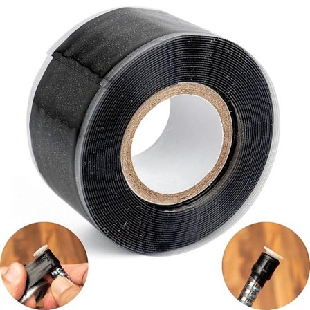 Isolerende og selvsmeltende tape, L 3 meter x B 25 mm x H 0