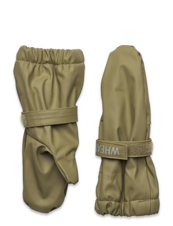 Rain Mittens Rily Green Wheat