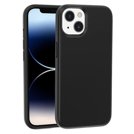 iPhone 15 Plus PC+TPU Hybridipuhelinkuori, naarmuuntumaton puhelinkotelo, kumipintainen suojus