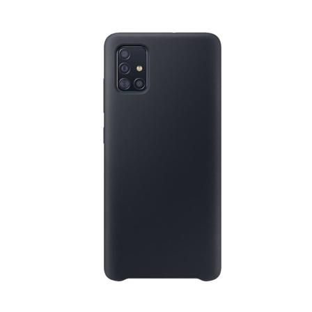 Mobilskal Silikon Samsung A72 - Black Svart