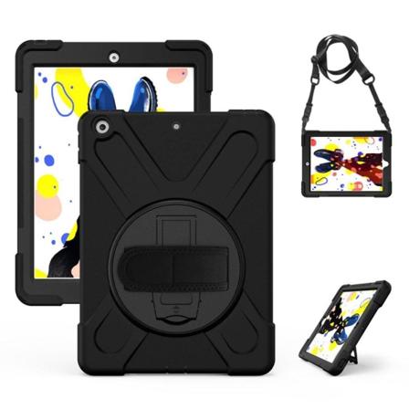 iPad 10.2 (2019) X-Shape hybridfodral - Svart Svart