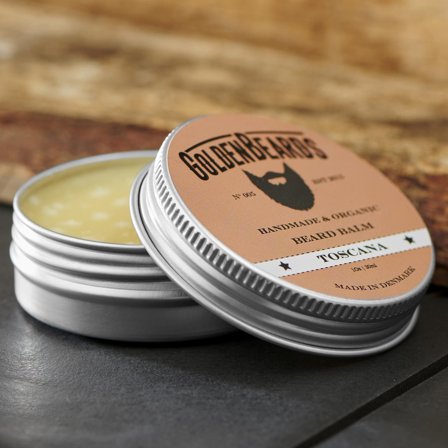 Toscana Organic Beard Balm for Men - Beard conditioners
