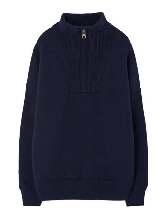 THE ANIMALS OBSERVATORY Navy Nilfai Sweater - Navy - 6 Y