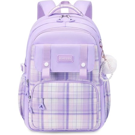 Mode skoletaske teenager skoletaske pige dreng skoletaske rygsæk farveblokering dagsrygsæk